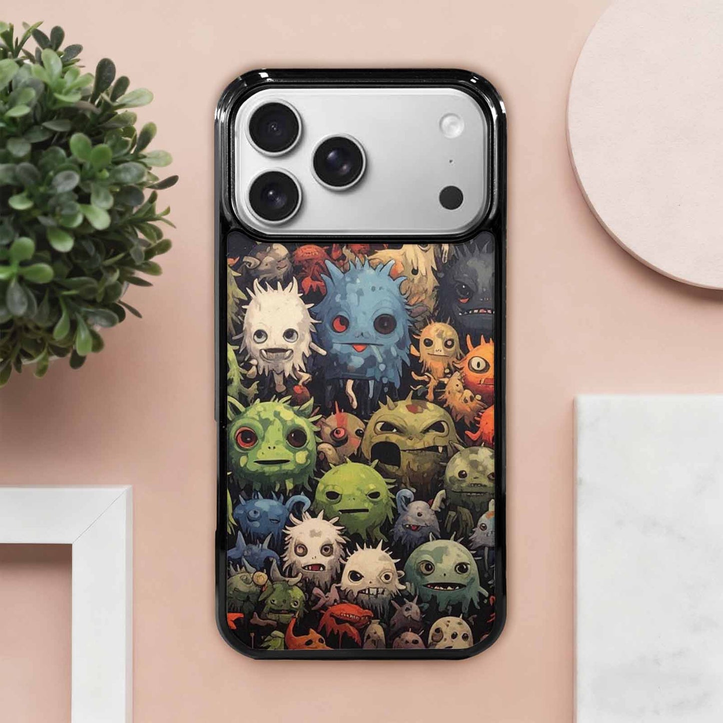 iPhone 17 Pro Max Case — Monsters Camomonsters Pattern Vkf Camo, Personalized Phone Case