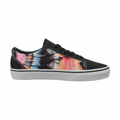 WOMEN'S Tie Lace-Up Canvas Kaleidoscope Sneakers