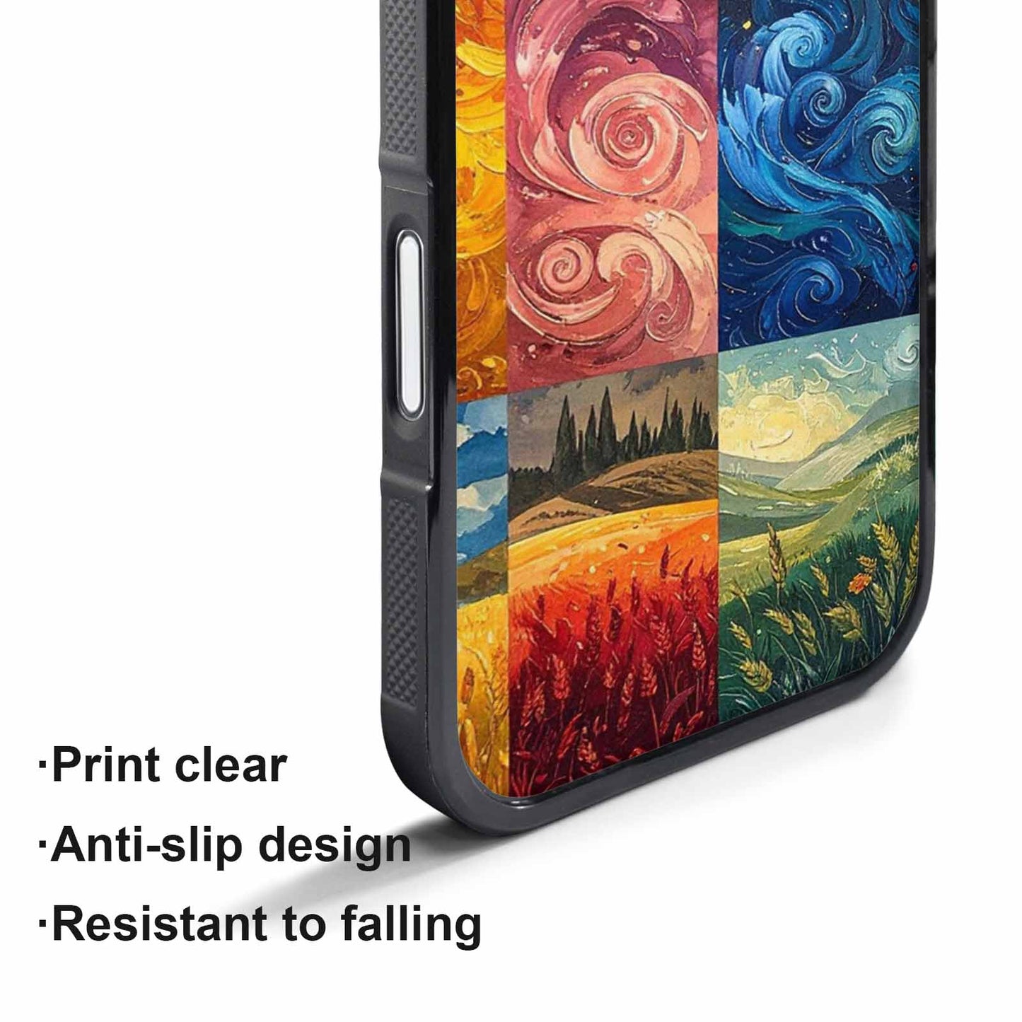 iPhone 17 Pro Case — Small Van Gogh Style Swirl Galaxy, Original Design Phone Case