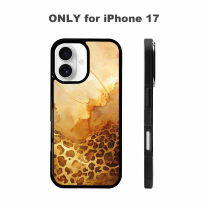 iPhone 17 Case — Animal Print Leopard Wallpaper Animal Print, Customized Protective Case