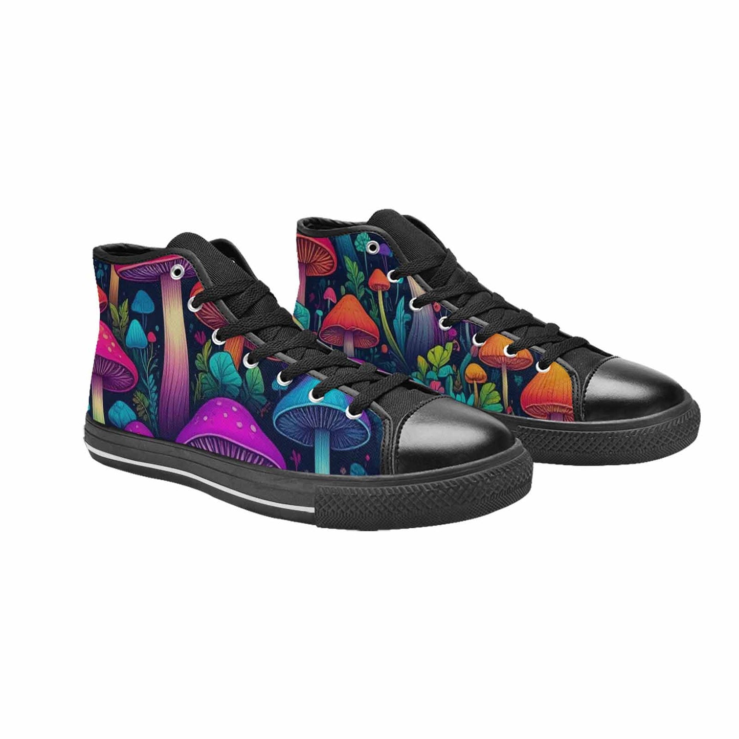 WOMEN'S Psychedelic Mushroom High Top Canvas Aesthetic Shoes