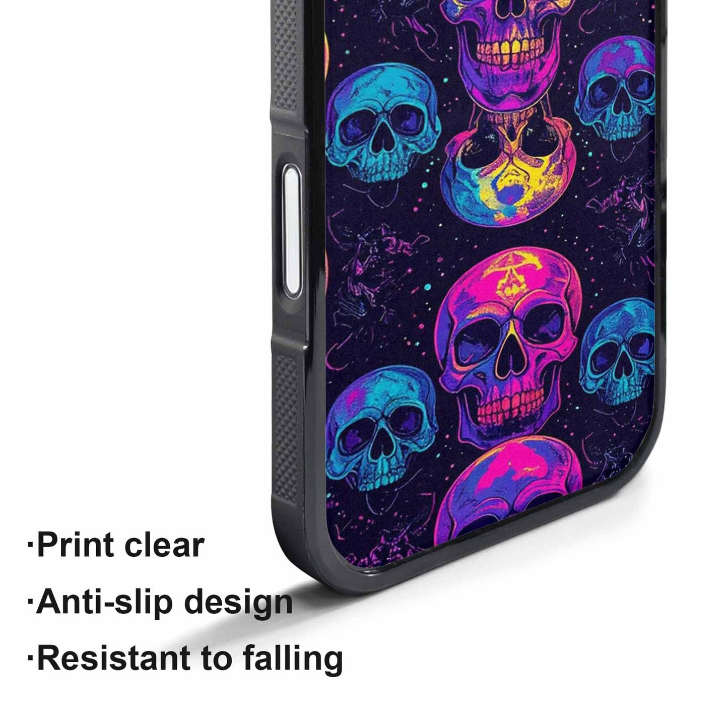 iPhone 17 Pro Max Case — Skull Dark Art Gothic Print Gothic, Personalized Phone Case