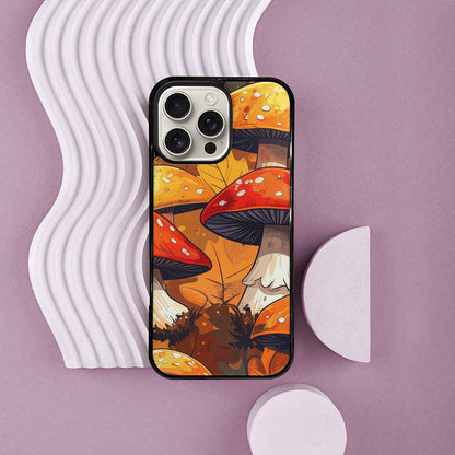 iPhone 16 Pro Max Case — Bold Autumn Mushroom Bold Autumn Mushroom, Personalized Phone Case