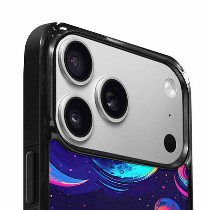 iPhone 17 Pro Max Case — Neon Winter Moon Cartoon Cute, Personalized Phone Case