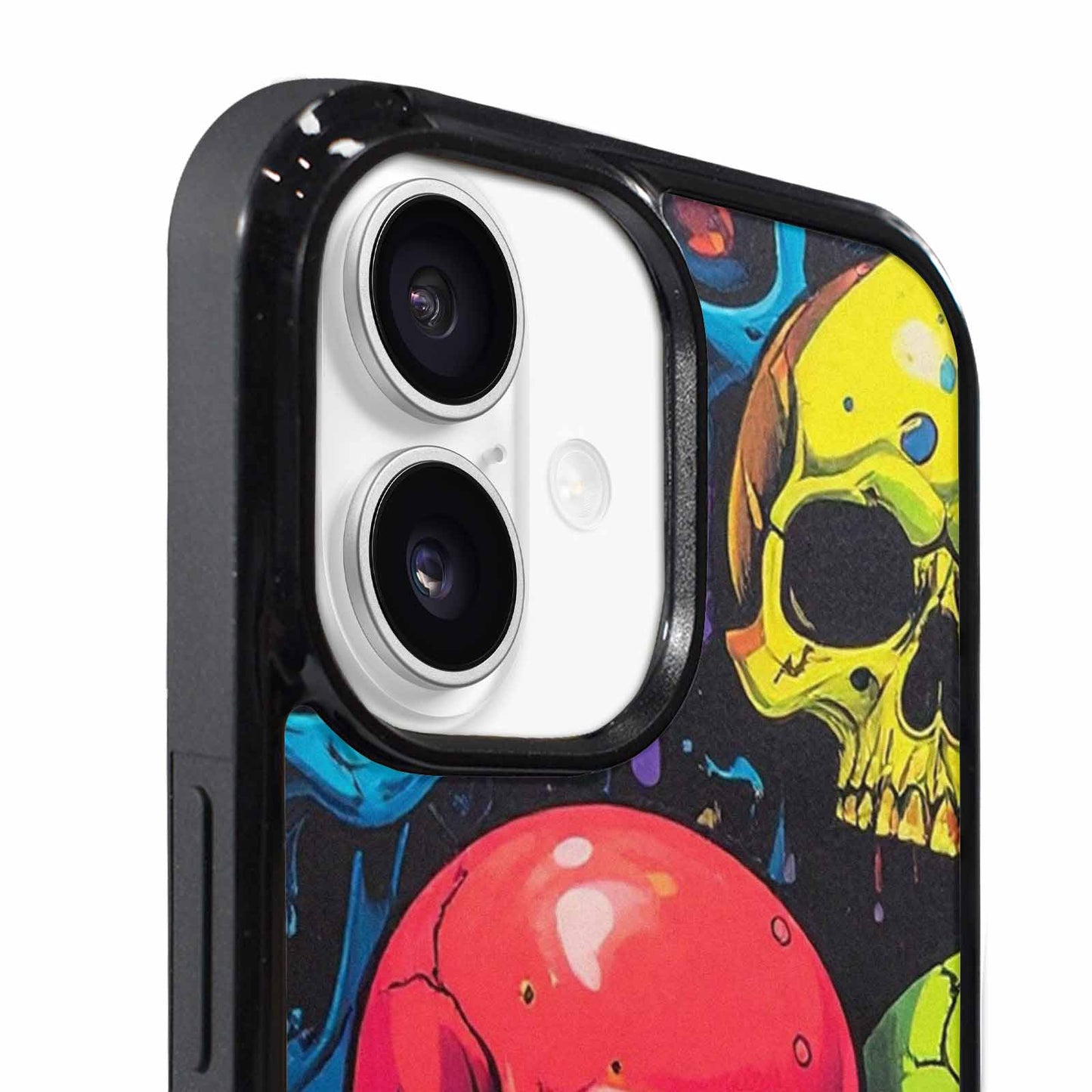 iPhone 17 Case — Of Skulls Digital Camo Gothic Skulls, Custom Printed Phone Case