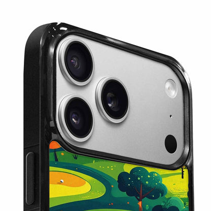 iPhone 17 Pro Case — Golf Cartoon Art Pattern Cartoon Cute, Custom Print Case Cover