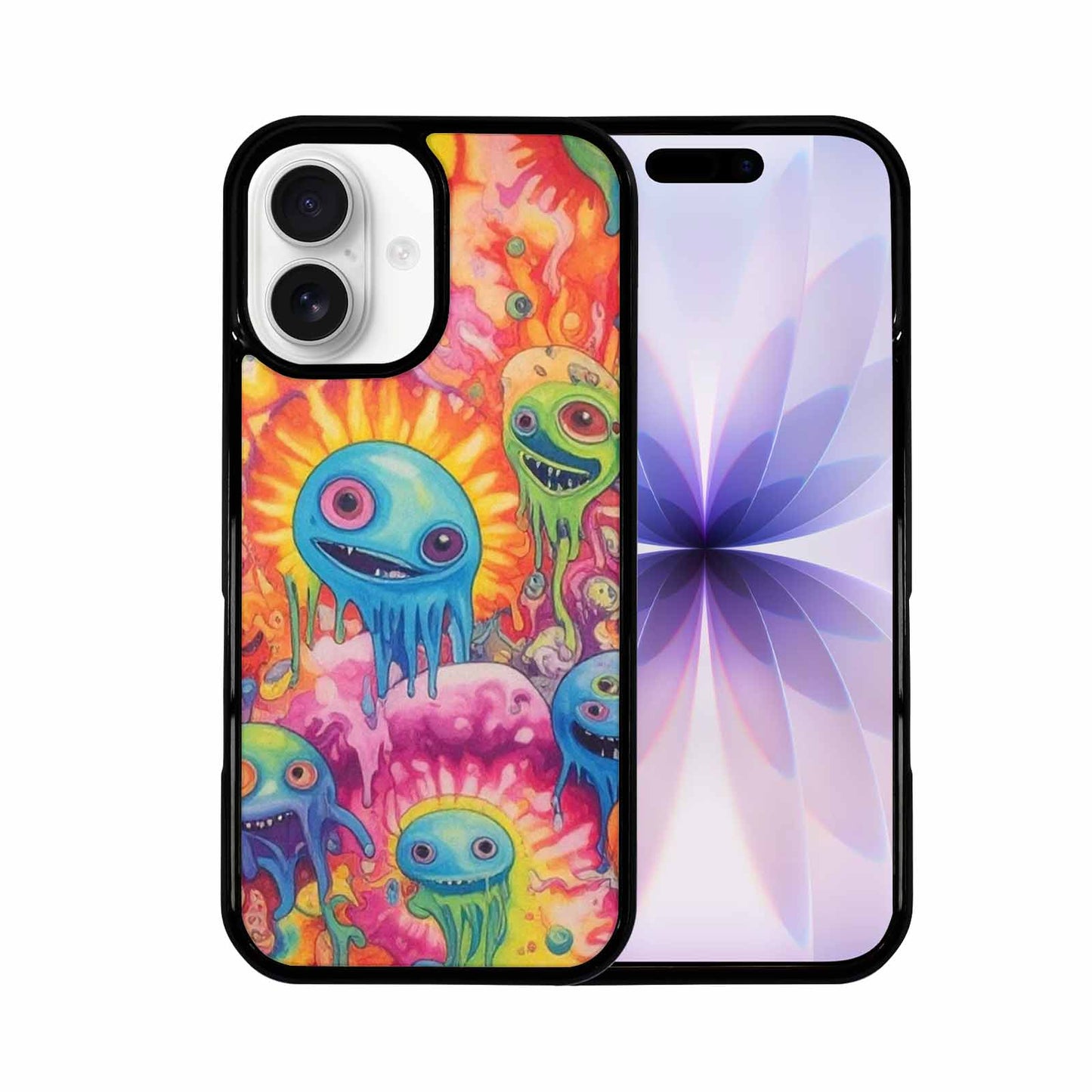 iPhone 17 Case — Aliens Tie Dyemelting Aliens Tie Dye, Personalized Phone Case