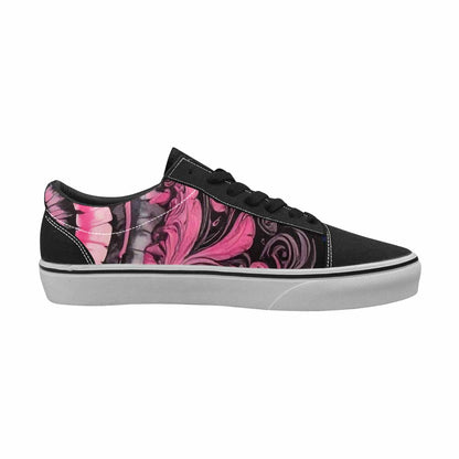 WOMEN'S Tie Lace-Up Canvas Neon Fantasy Custom Shoes