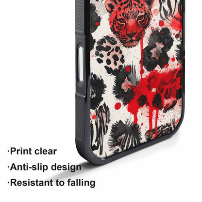 iPhone 17 Pro Max Case — Animal Print (black &amp; Animal Print, Custom Art Phone Cover