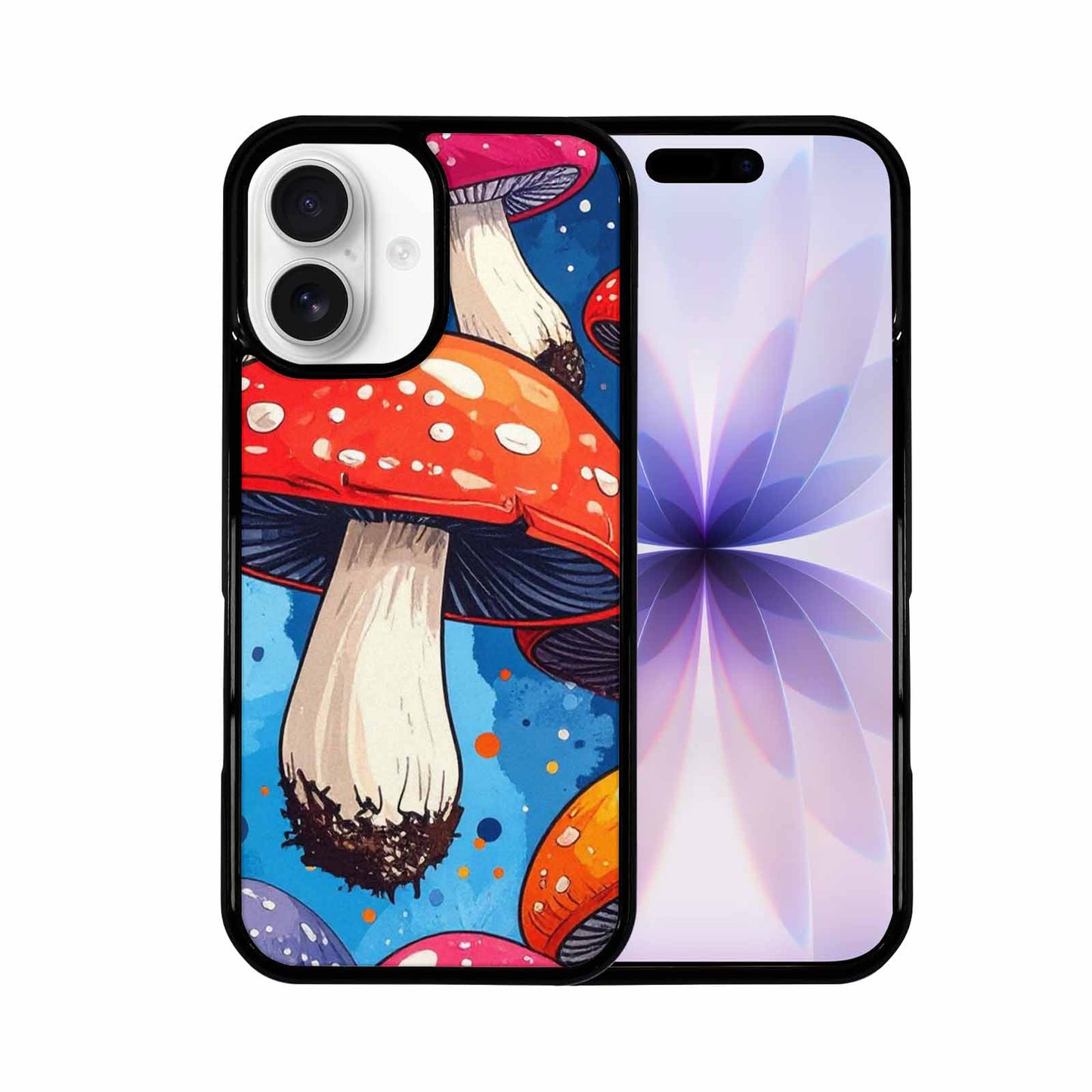 iPhone 17 Case — Vivid Winter Mushroom Cartoon Cute, Custom Printed Phone Case