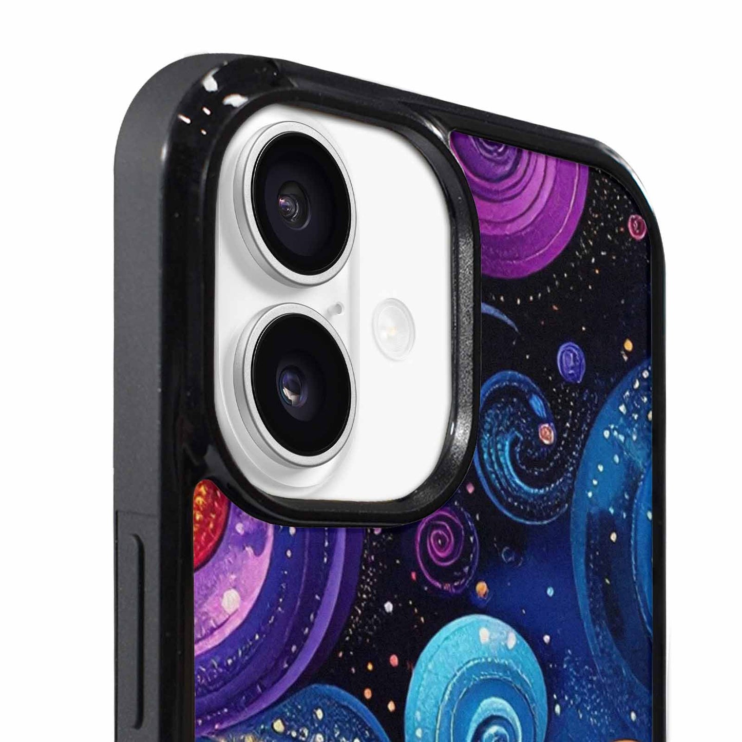 iPhone 17 Case — Rose Galaxy Art Seamless Galaxy Space, Customized Protective Case