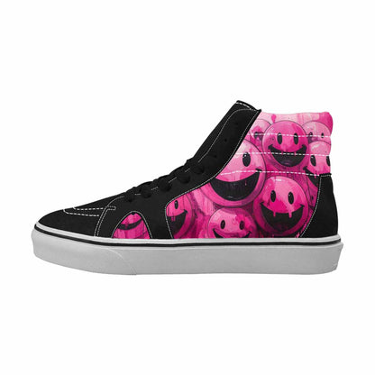 MEN'S Melting Moon Smiley High Top Canvas Dreamlike Shoes