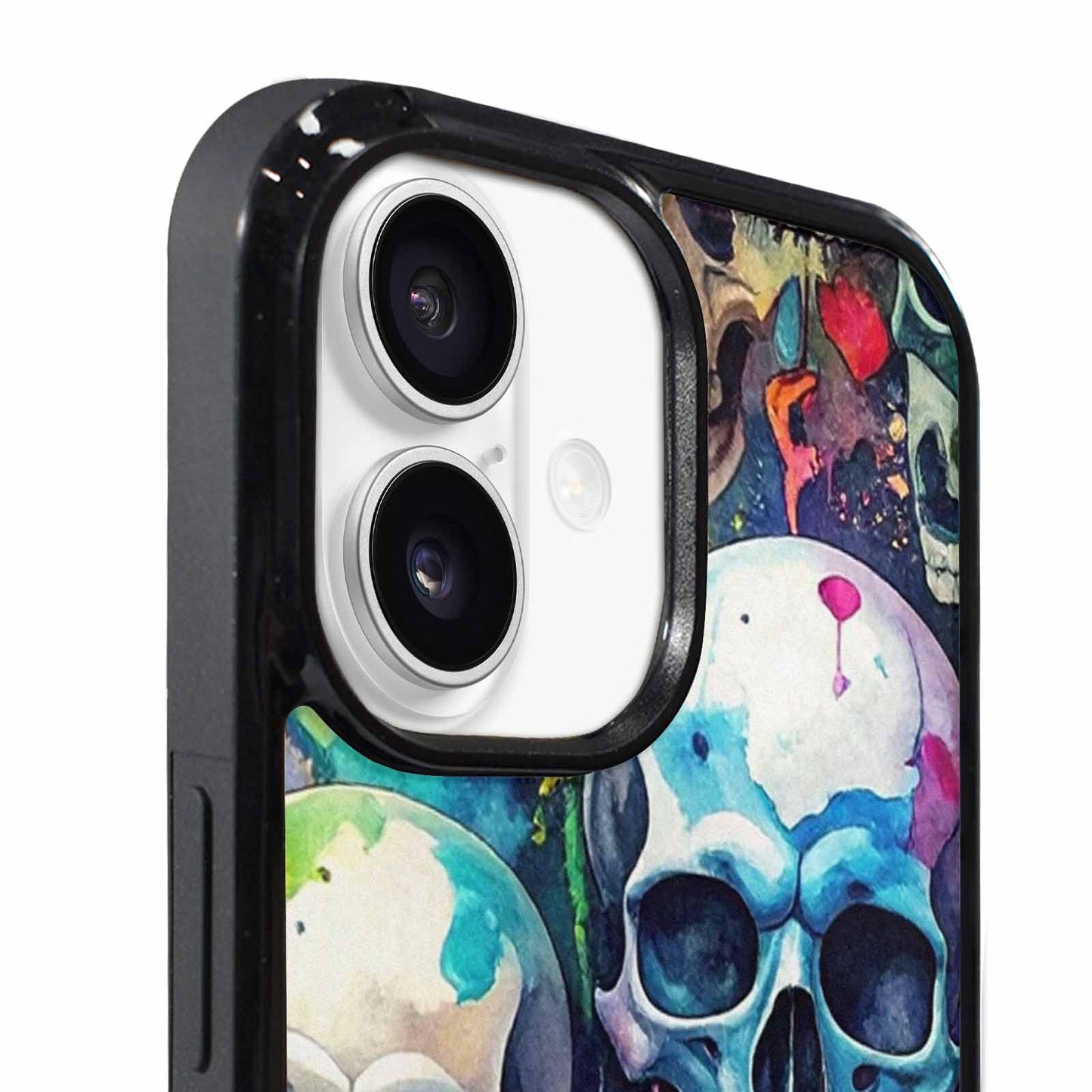 iPhone 17 Case — Skull Dark Art Gothic Print Gothic, Custom Printed Phone Case