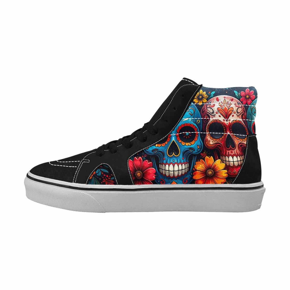 MEN'S Vibrant Skull Pattern 18 Ferion
