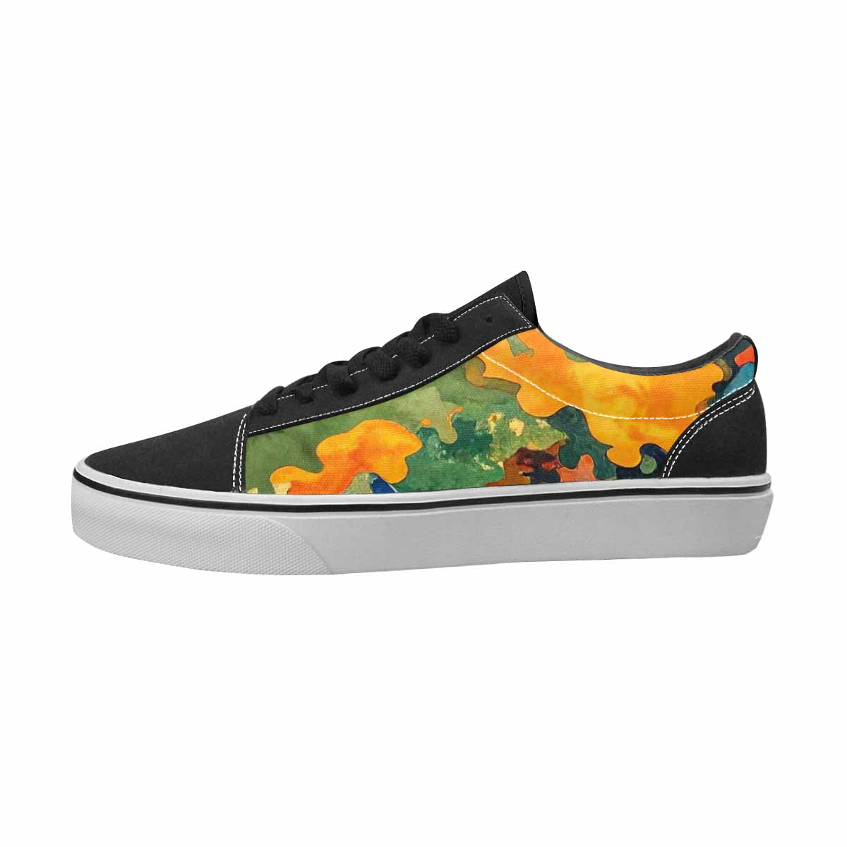 MEN'S Camo Full Color Canvas Bold Print Surreal Custom Sneakers
