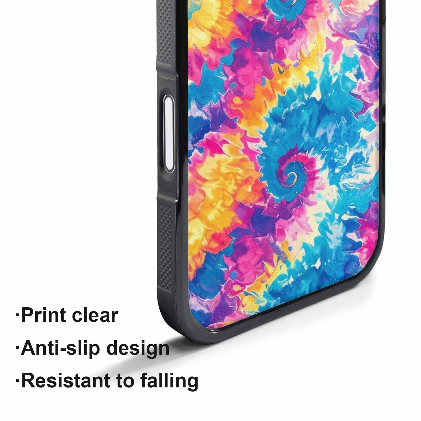 iPhone 17 Pro Max Case — Small Tie Dye Swirl Tie Dye, Custom Printed Phone Case