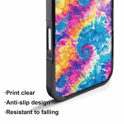 iPhone 17 Pro Max Case — Small Tie Dye Swirl Tie Dye, Custom Printed Phone Case