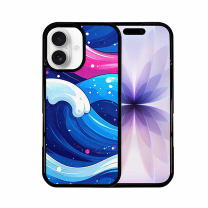 iPhone 17 Case — Glossy Winter Wave Cartoon Cute, Custom Phone Case