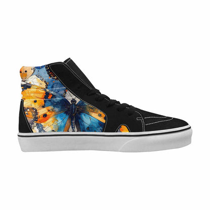 WOMEN'S Butterfly Wing High Top Canvas Y2K Custom Shoes