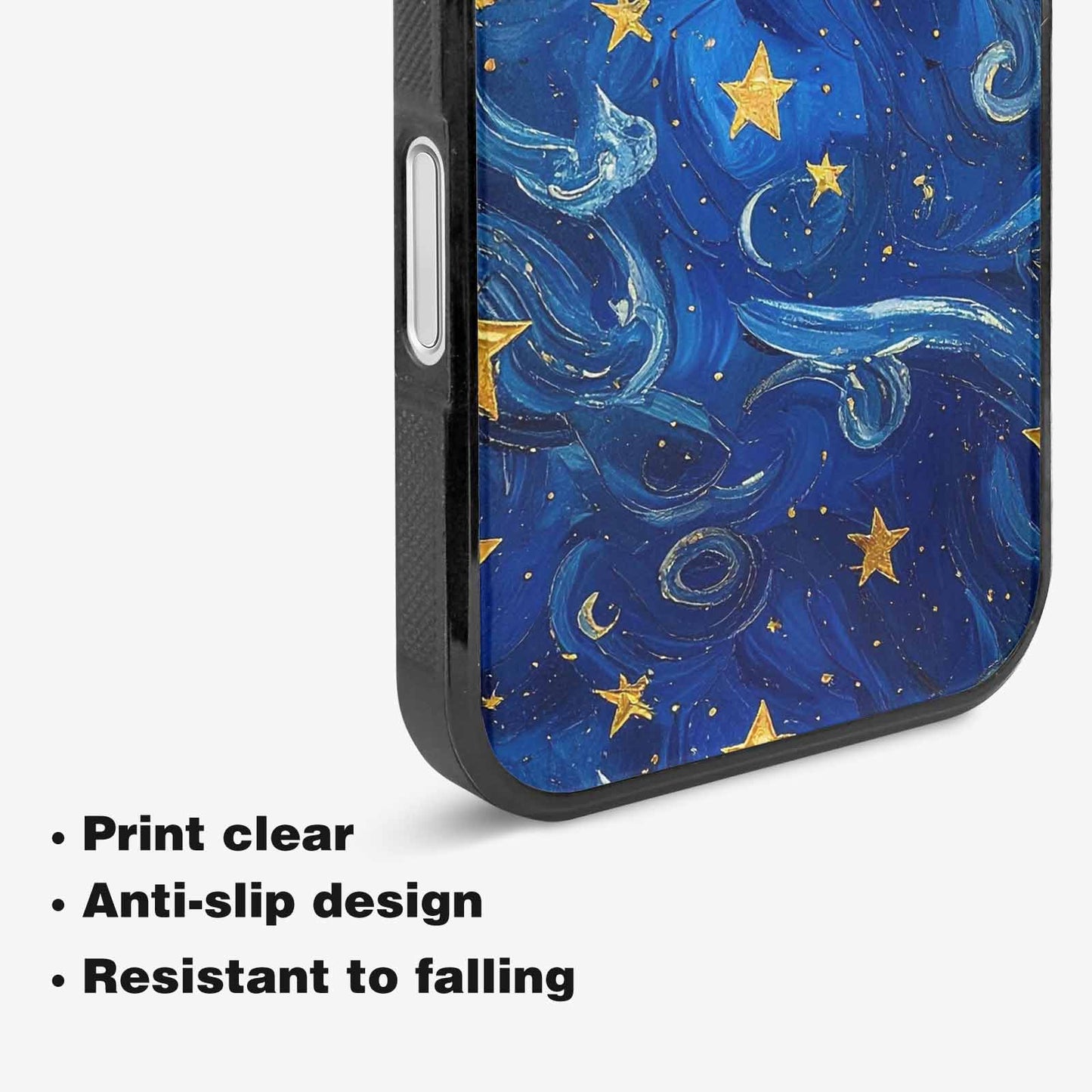 iPhone 16 Case — Starry Night Galaxy, Personalized Phone Case