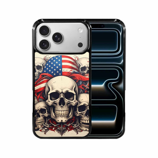 iPhone 17 Pro Max Case — Skull Dark Art Gothic Print Gothic, Custom Art Phone Cover