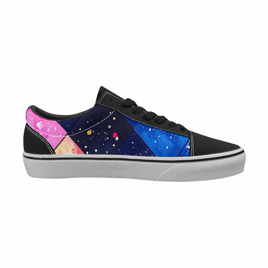 WOMEN'S Galaxy Stars Nebula Canvas Lace-Up Neon Fantasy Shoes