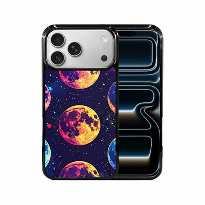 iPhone 17 Pro Max Case — Neon Winter Moon Cartoon Cute, Custom Designed Case Cover