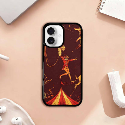 iPhone 17 Case — Vintage Circus Art Pattern Retro Vintage, Custom Designed Case Cover