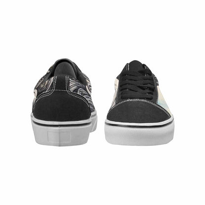 WOMEN'S Tie Lace-Up Canvas Dark Academia Custom Sneakers