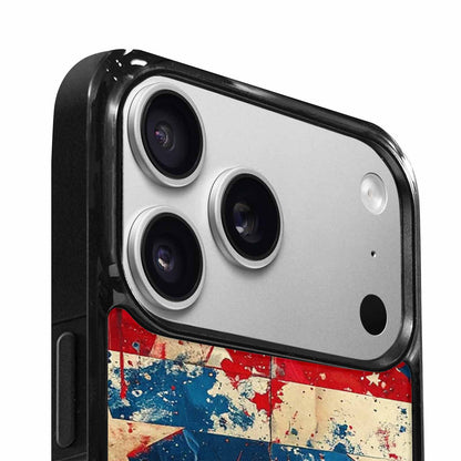 iPhone 17 Pro Max Case — Patriotic Stars And Stripes Galaxy Space, Original Design Phone Case