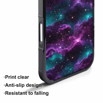 iPhone 17 Pro Case — Seamless Tileable Pattern Of Swirling Galaxy, Custom Art Phone Cover