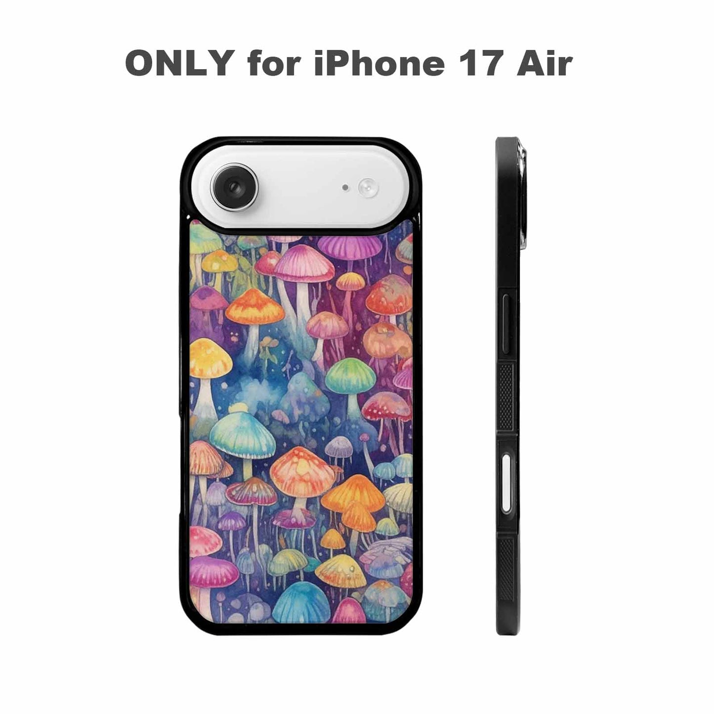 iPhone 17 Air Case — Mushrooms Tie Dyemushrooms Pat Rvh Tie, Custom Phone Case