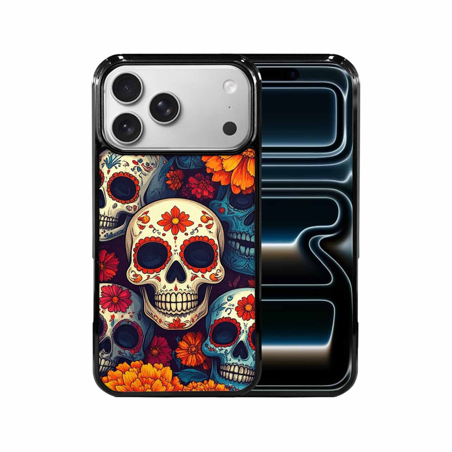 iPhone 17 Pro Max Case — Skull Dark Art Gothic Print Gothic, Unique Phone Case Design