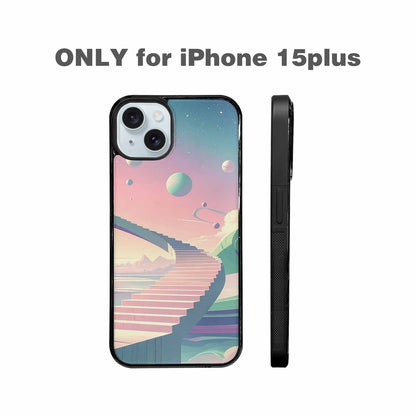 iPhone 15 Plus Case — 1930s European Surrealist Art Style Dreamlike, Personalized Phone Case