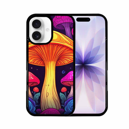 iPhone 17 Case — Psychedelic Mushroom Cartoon Pattern Cartoon Cute, Custom Printed Phone Case
