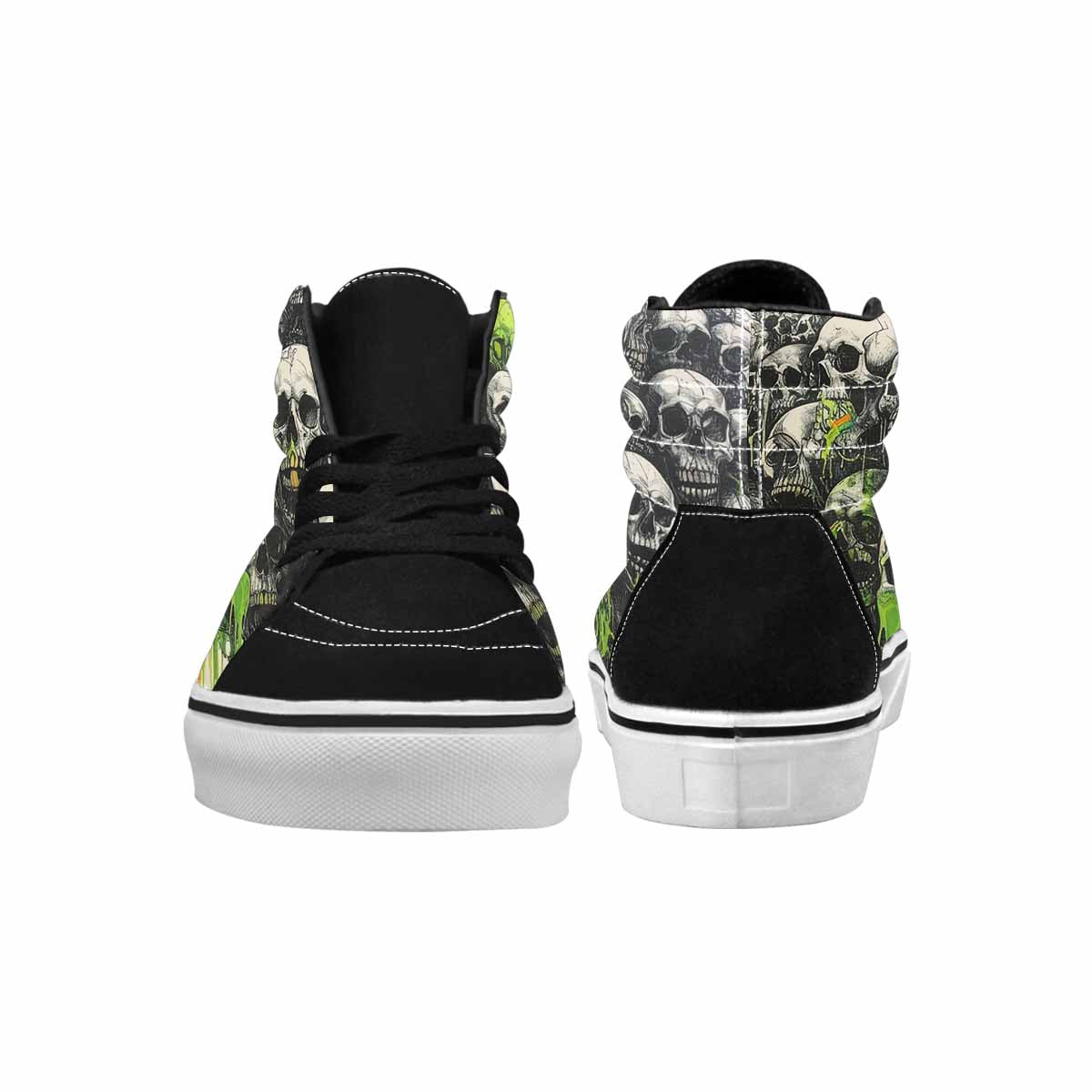MEN'S Rainbow From Skull S High Top Canvas Dark Academia Custom Sneakers