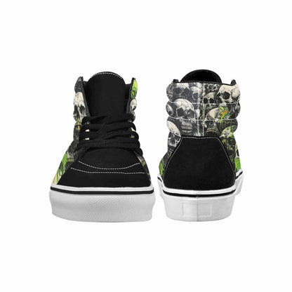 MEN'S Rainbow From Skull S High Top Canvas Dark Academia Custom Sneakers