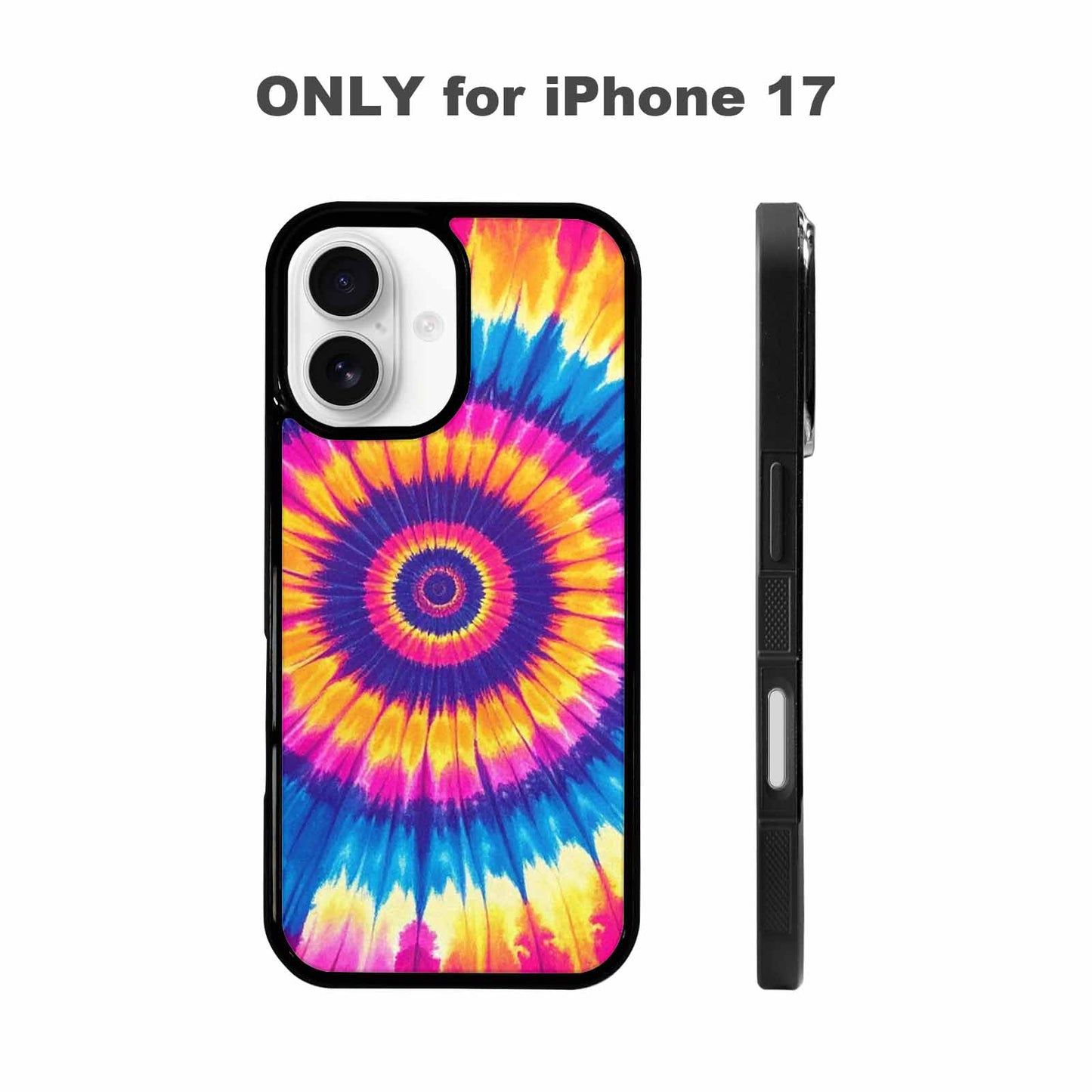 iPhone 17 Case — Tie Dye Spiral Art Tie Dye, Unique Phone Case Design