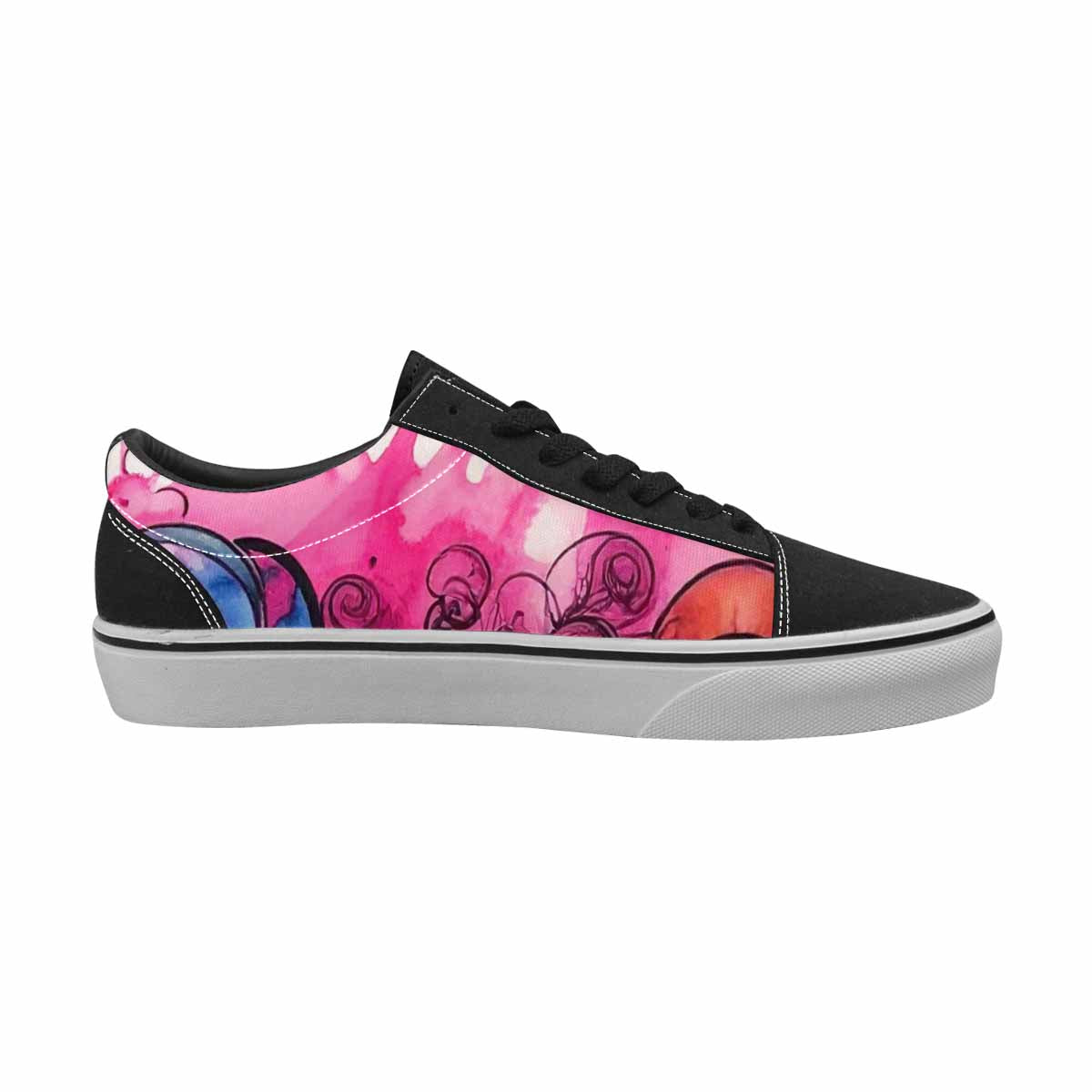 WOMEN'S Tie Lace-Up Canvas Vivid Sneakers