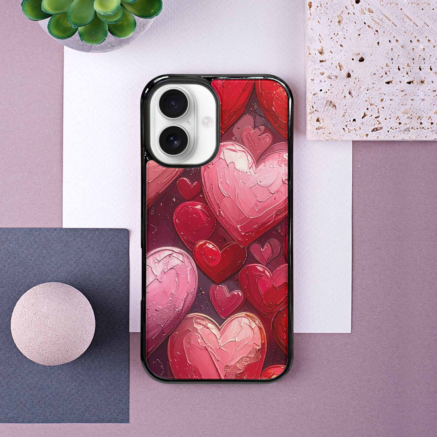 iPhone 16 Case — No Words Or Writings On The, Custom Art Phone Cover