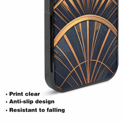 iPhone 15 Plus Case — Art Deco Illustration Pattern, Custom Art Phone Cover