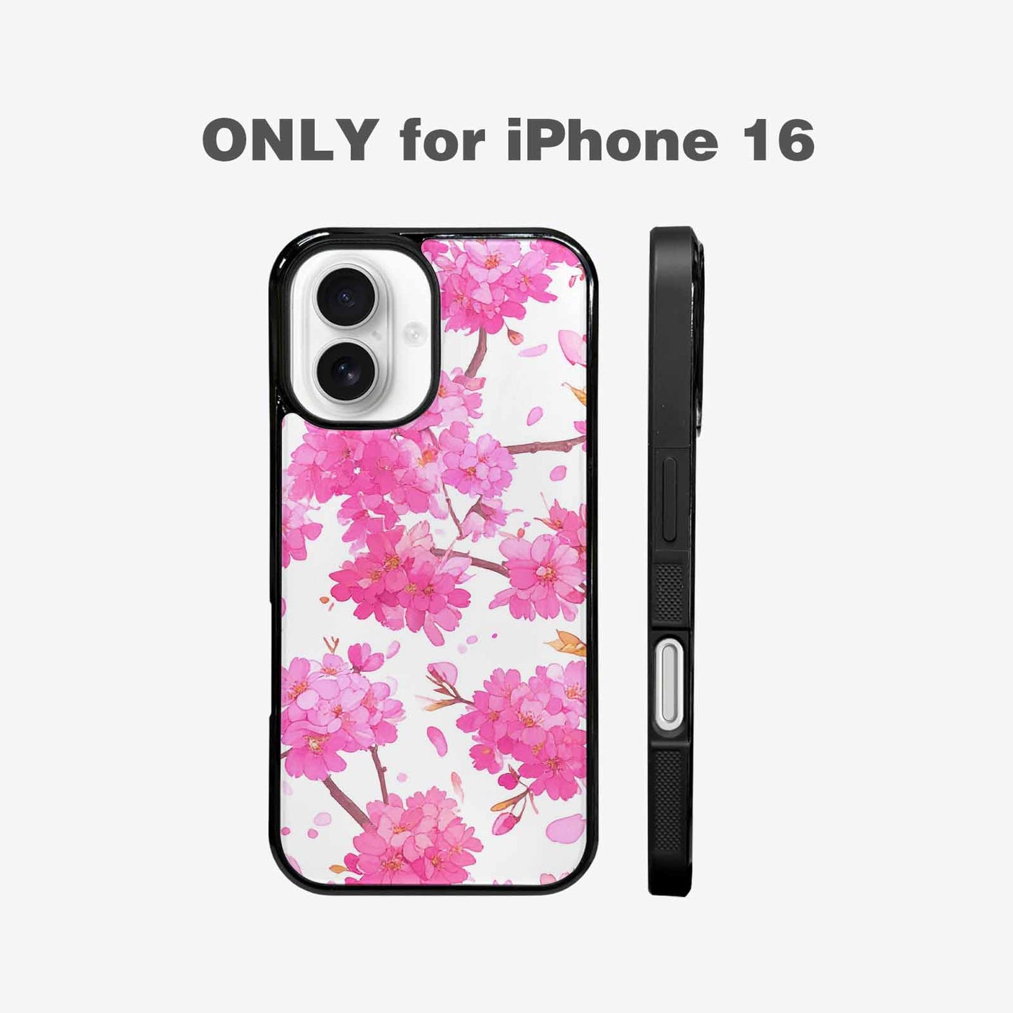 iPhone 16 Case — Cherry Blossom Branch Cherry Blo, Personalized Phone Case