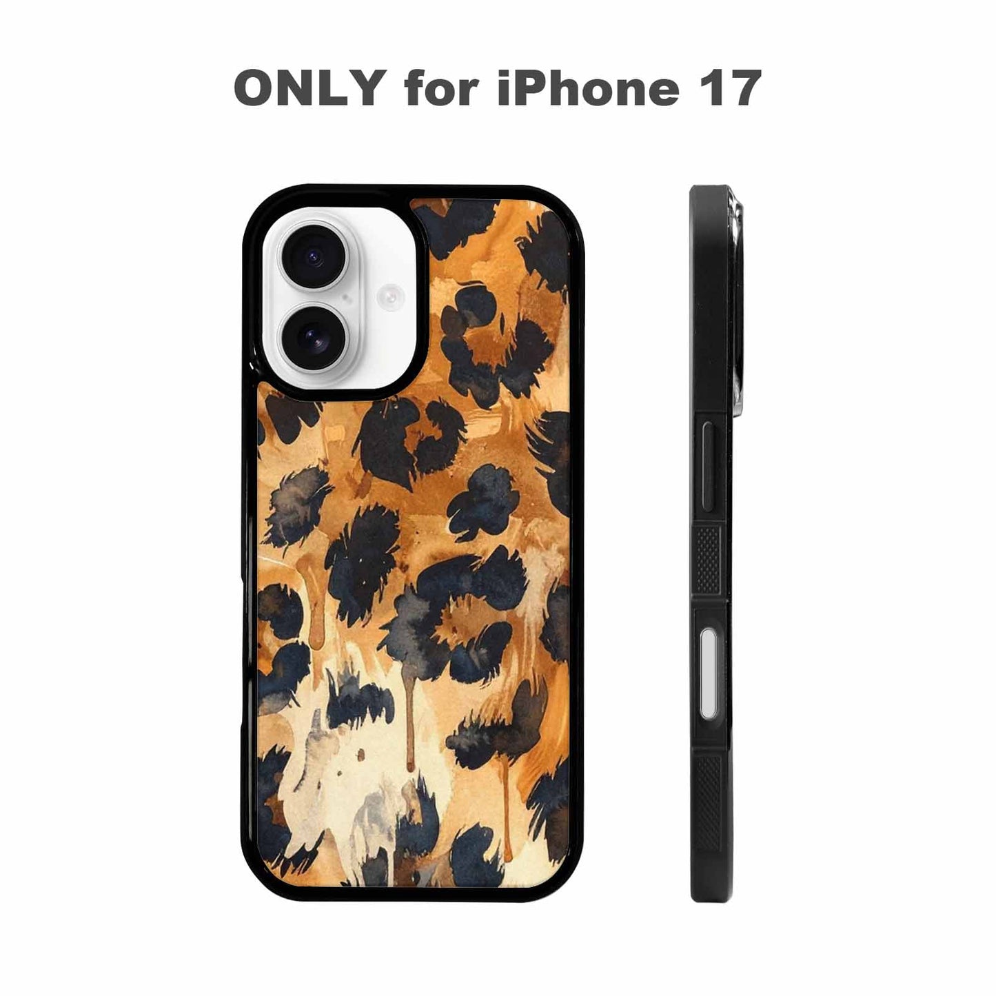 iPhone 17 Case — Seamless Tileable Pattern Of Animal Print, Customized Protective Case