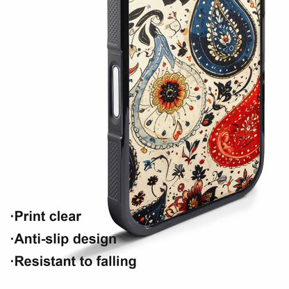 iPhone 17 Air Case — Small Paisley Bandana Pattern Randomly Original, Custom Art Phone Cover
