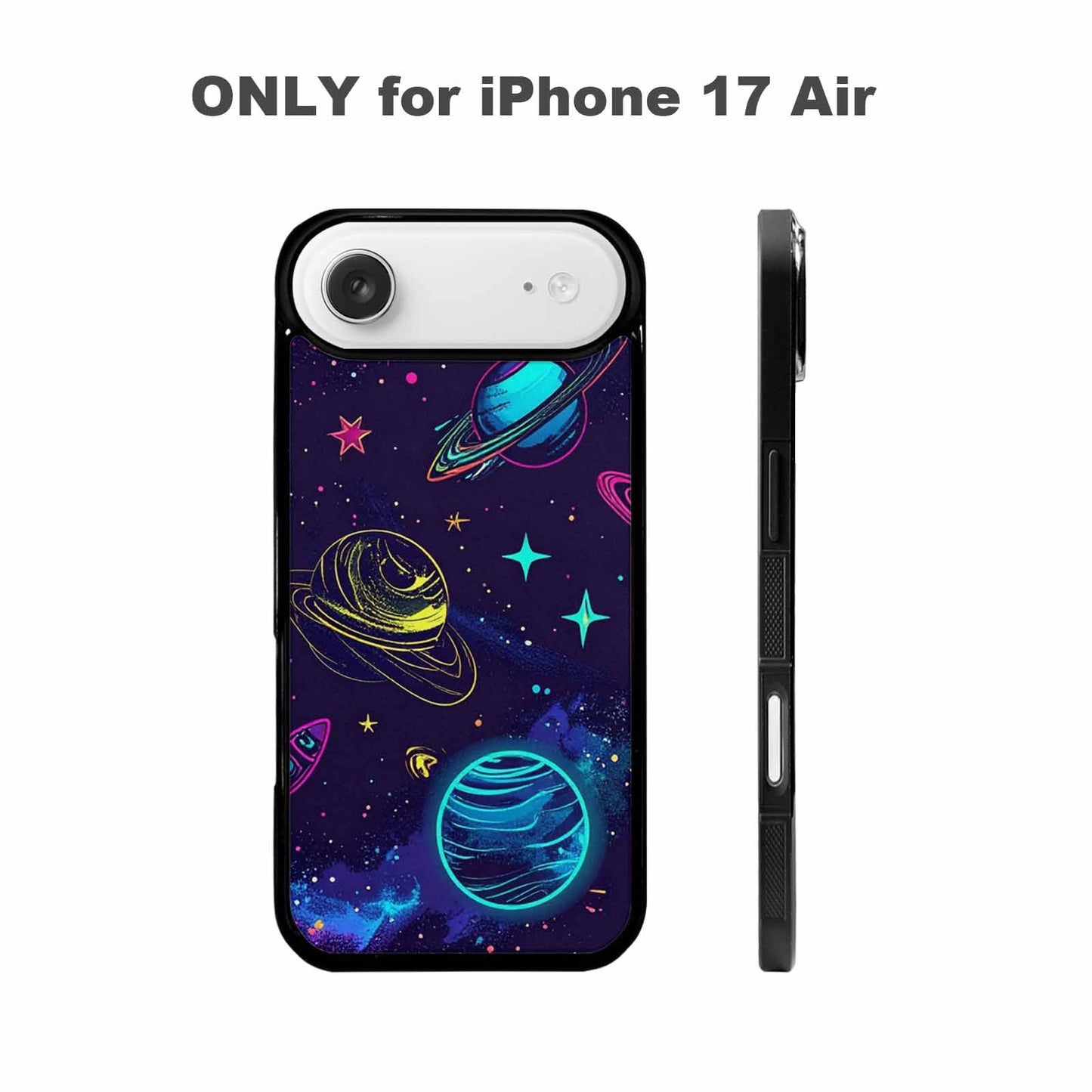 iPhone 17 Air Case — Space Galaxy Astronaut Pattern Planets Galaxy, Custom Designed Case Cover