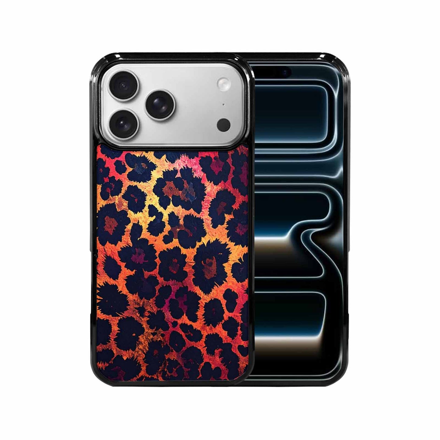 iPhone 17 Pro Max Case — Leopard Print Dark Seamless Animal Print, Unique Phone Case Design