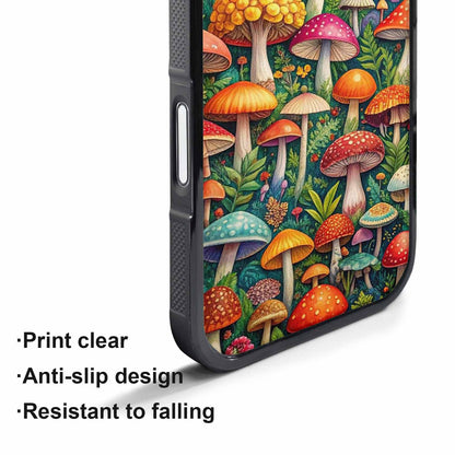 iPhone 17 Pro Case — Mushrooms Botanicalmushrooms P Fvz Floral, Unique Phone Case Design