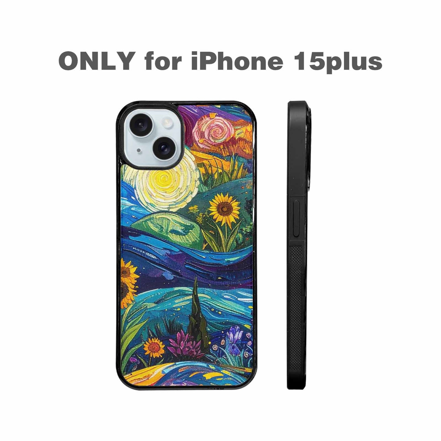 iPhone 15 Plus Case — Blend All Versions Together Melting Together, Custom Phone Case