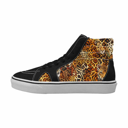 WOMEN'S Animal Print High Top Canvas Surreal Sneakers