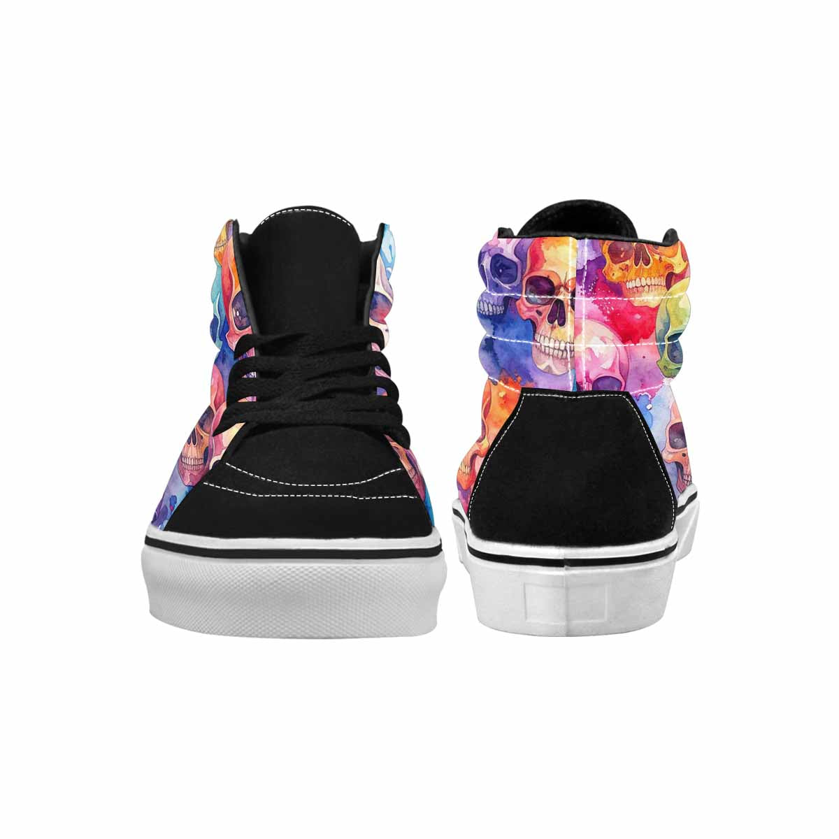 WOMEN'S Kulls - Watercolor High Top Canvas Y2K Shoes